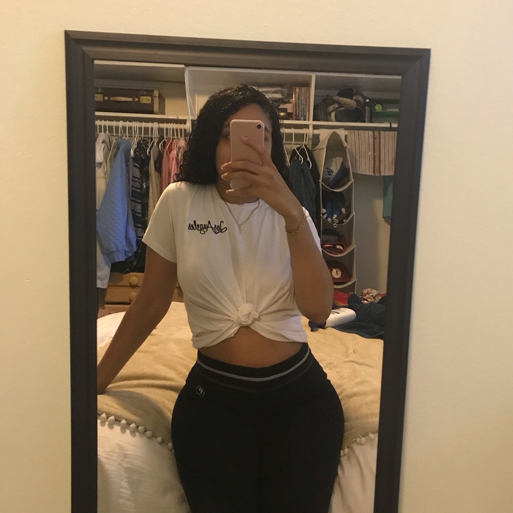 “LOS ÁNGELES” WHITE TEE